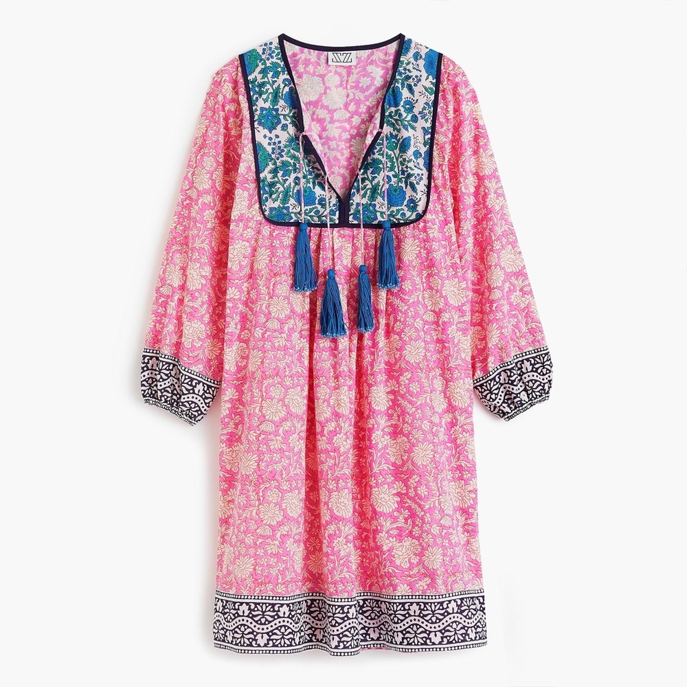 SZ Blockprints, Size 4, Pink Bohemian Dress.